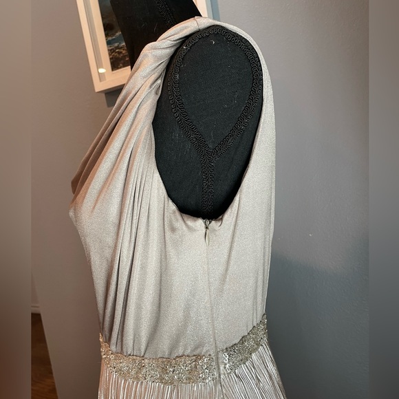 Tahari Stone/Silver Dress - Picture 5 of 6